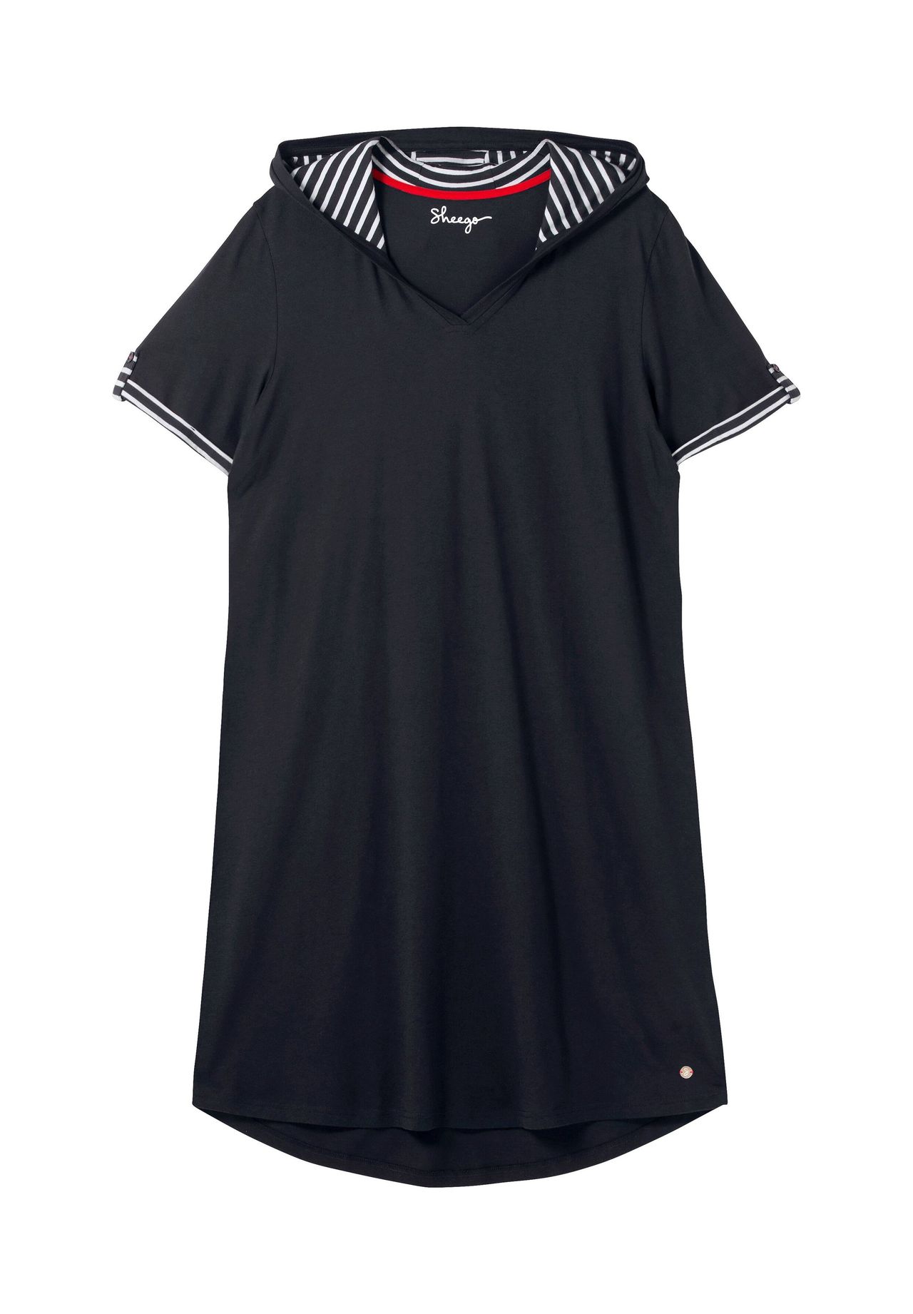 Платье с капюшоном, контрастными деталями и удлиненной спиной Sheego, темно-синий
Платье с капюшоном, контрастными деталями и удлиненной спиной Sheego, темно-синий