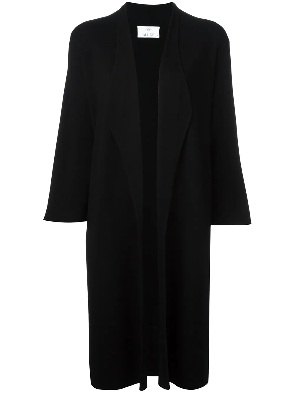 Открытый кардиган-пальто ALLUDE, черный
Открытый кардиган-пальто ALLUDE, черный