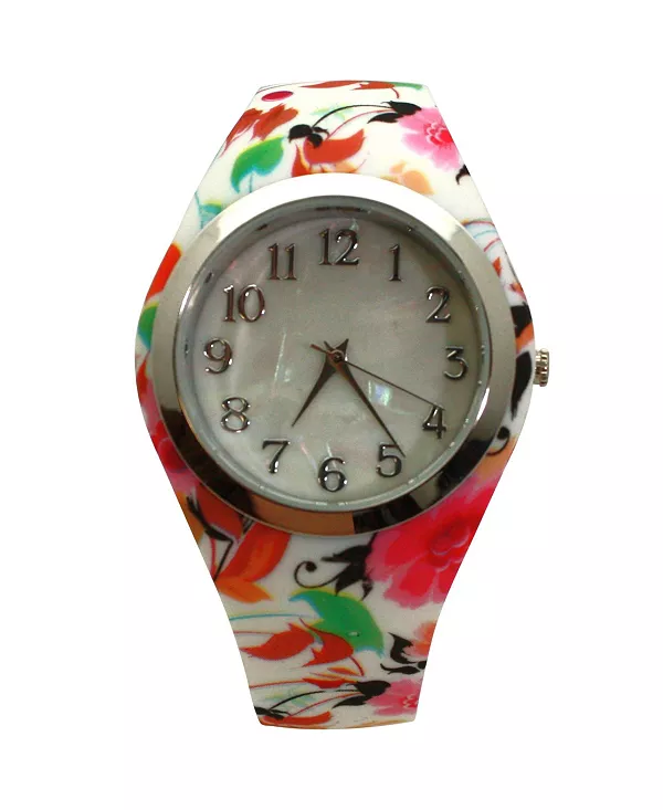 Женские часы с силиконовым ремешком и красочным цветочным принтом Olivia Pratt, colorful
Женские часы с силиконовым ремешком и красочным цветочным принтом Olivia Pratt, colorful