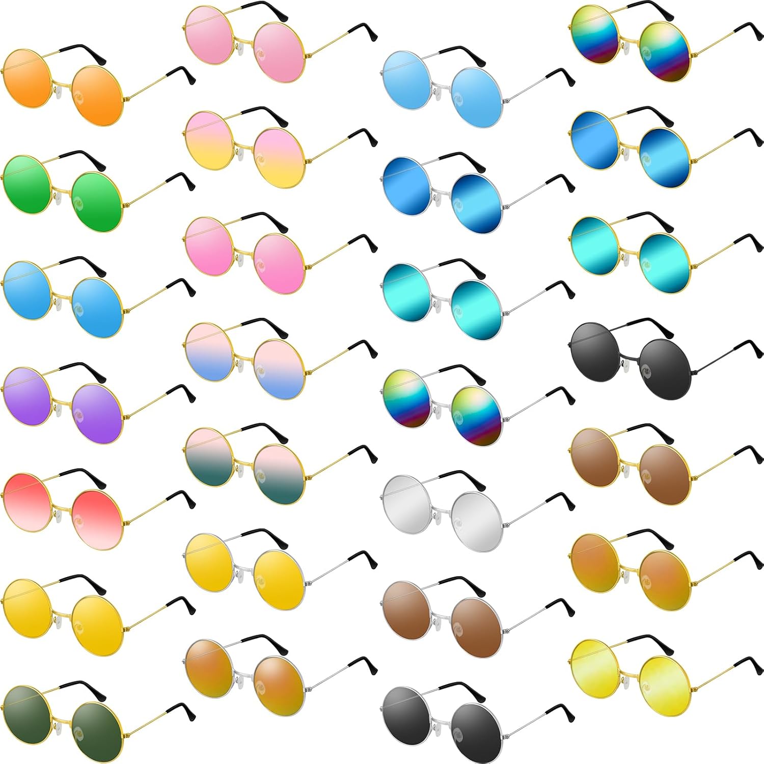 4/8/10/12/20/28 пар солнцезащитных очков в стиле хиппи, круглые очки в стиле хиппи, украшения для вечеринки в стиле 70-х, разноцветные очки для женщин BOUBONI, F-multicolor-28
4/8/10/12/20/28 пар солнцезащитных очков в стиле хиппи, круглые очки в стиле хиппи, украшения для вечеринки в стиле 70-х, разноцветные очки для женщин BOUBONI, F-multicolor-28