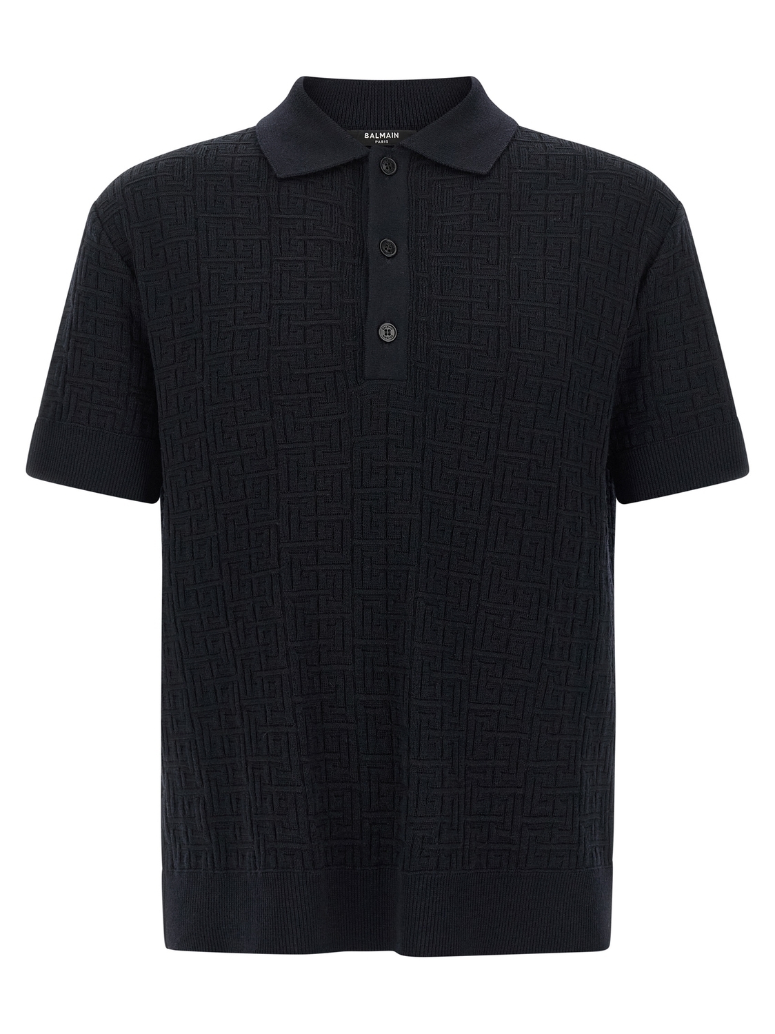 Трикотажное поло с монограммой BALMAIN, синий
Трикотажное поло с монограммой BALMAIN, синий