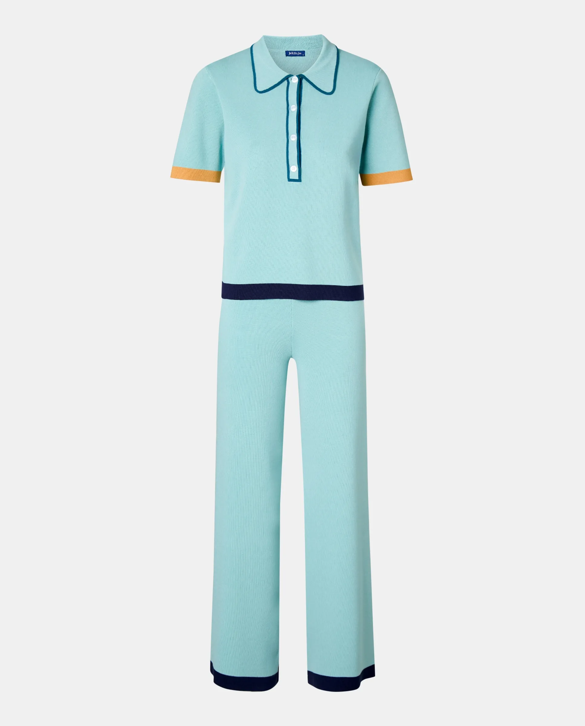 Женский комплект однотонный Jo & Mr. Joe, голубо-зеленый
Женский комплект однотонный Jo & Mr. Joe, голубо-зеленый