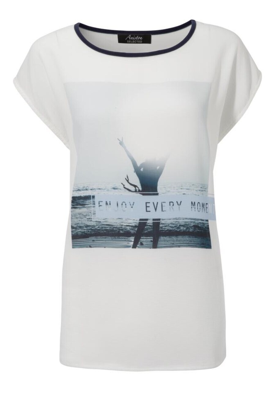 Футболка Aniston Selected, белый
Футболка Aniston Selected, белый