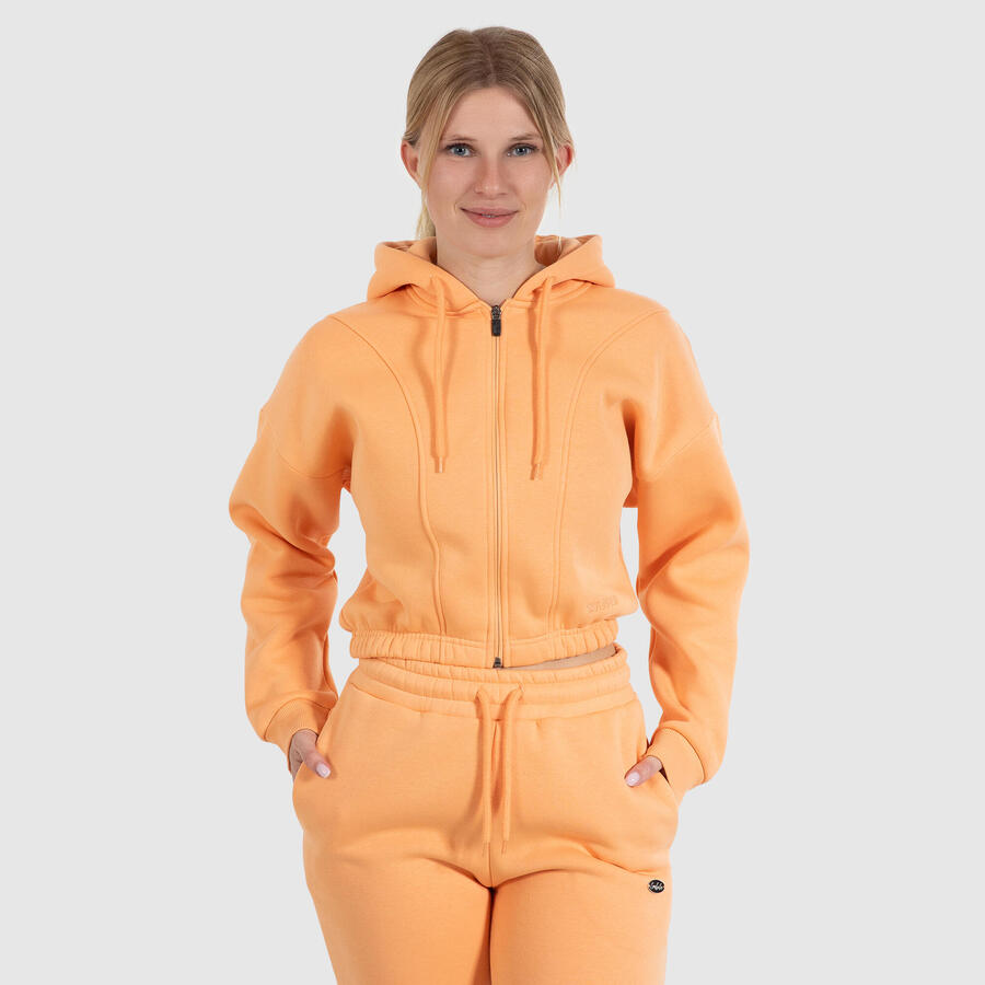 SMILODOX Женская толстовка с капюшоном на молнии Elma Apricot
SMILODOX Женская толстовка с капюшоном на молнии Elma Apricot