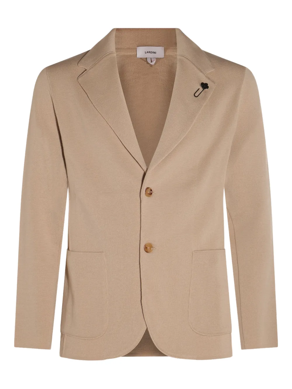 Блейзер с цветочным декором и застежкой на пуговицы Lardini, нейтральный
Блейзер с цветочным декором и застежкой на пуговицы Lardini, нейтральный