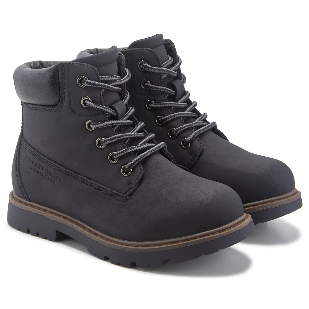 Ботинки для походов Daniel для маленьких/больших детей Perry Ellis Portfolio, черный
Ботинки для походов Daniel для маленьких/больших детей Perry Ellis Portfolio, черный
