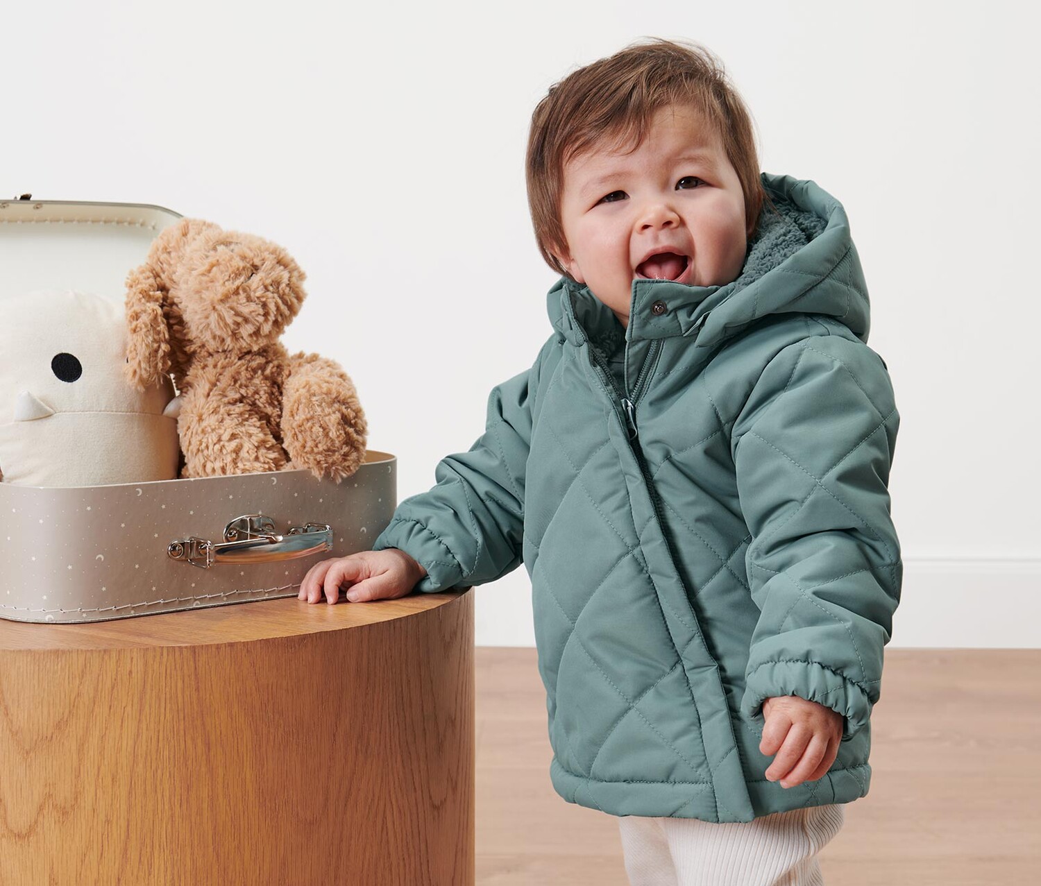 Стеганая куртка для малышей Tchibo, дымчатый синий
Стеганая куртка для малышей Tchibo, дымчатый синий