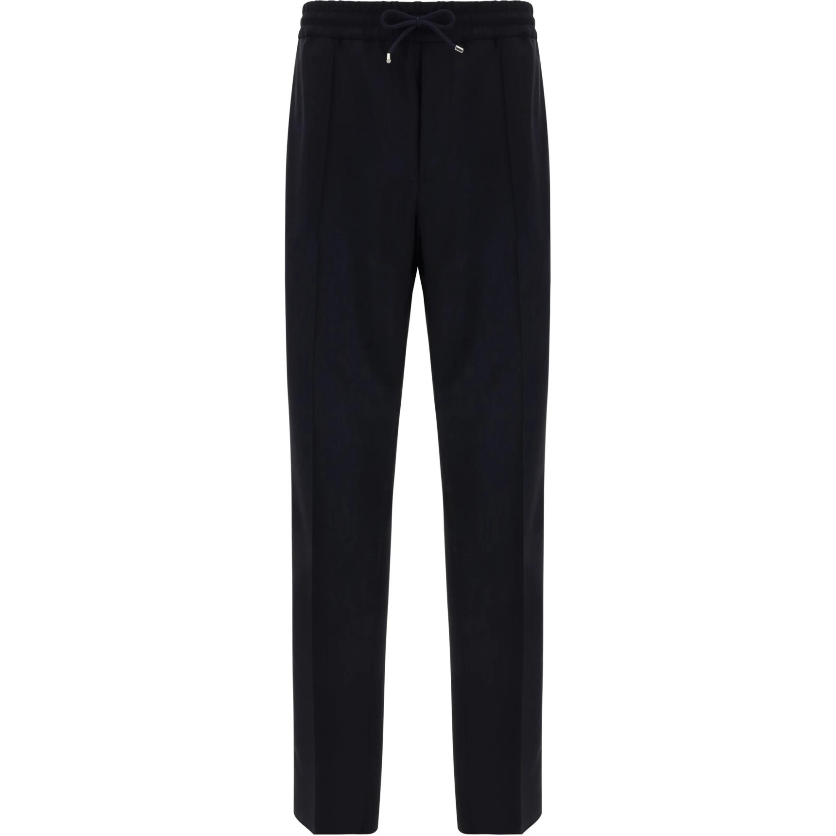 Брюки прямого кроя со шнурком Valentino, темно-синие
Брюки прямого кроя со шнурком Valentino, темно-синие