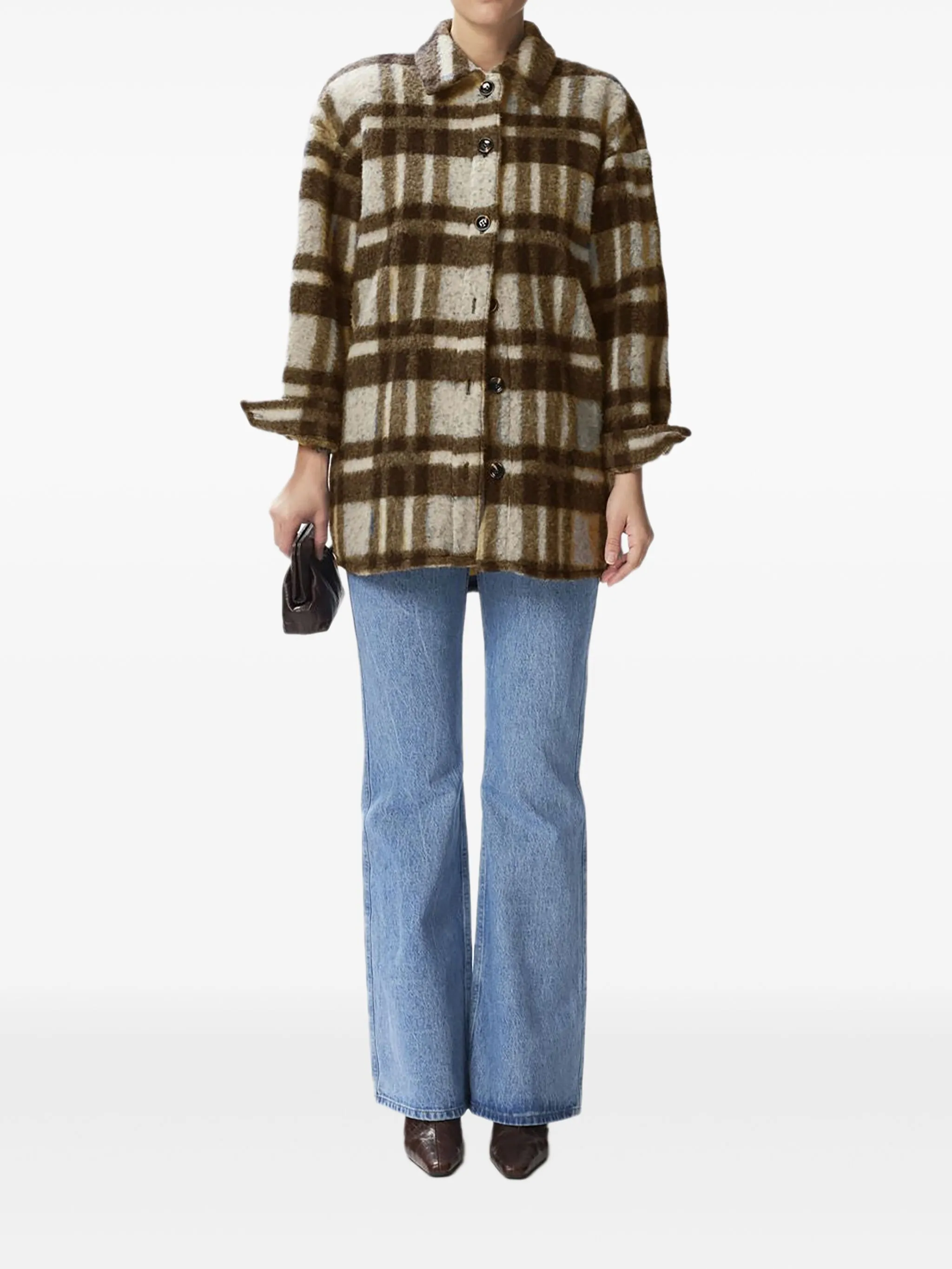 Однобортное пальто Rina в клетку Gestuz, коричневый/бежевый
Однобортное пальто Rina в клетку Gestuz, коричневый/бежевый