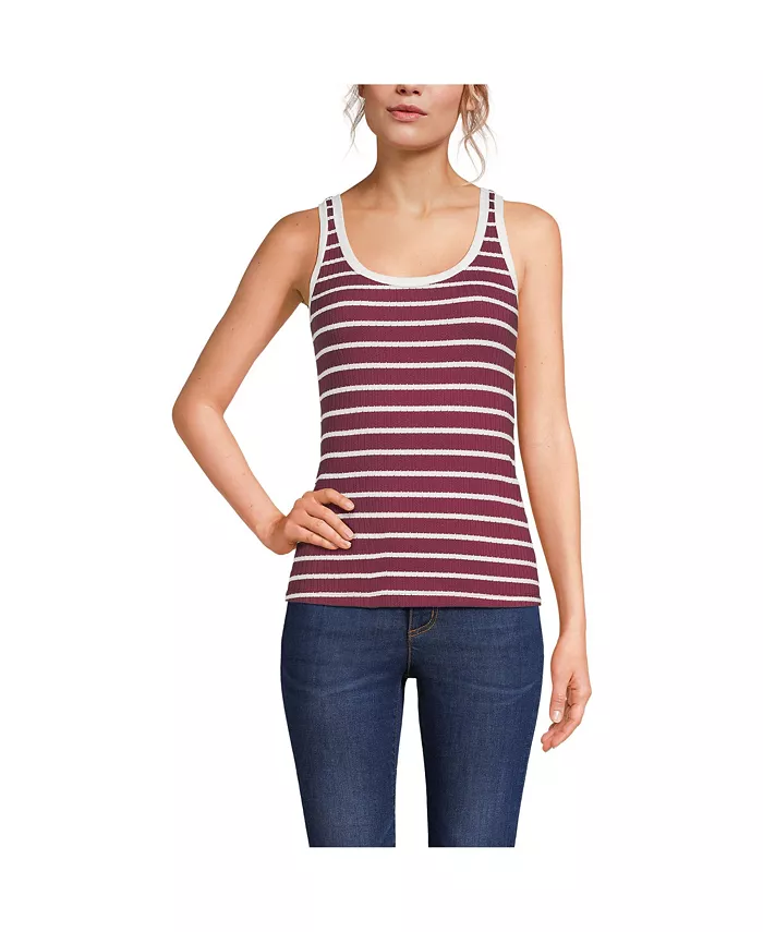 Женский топ с ажурной резинкой и V-образным вырезом UNeck Tank Lands' End, красный
Женский топ с ажурной резинкой и V-образным вырезом UNeck Tank Lands' End, красный