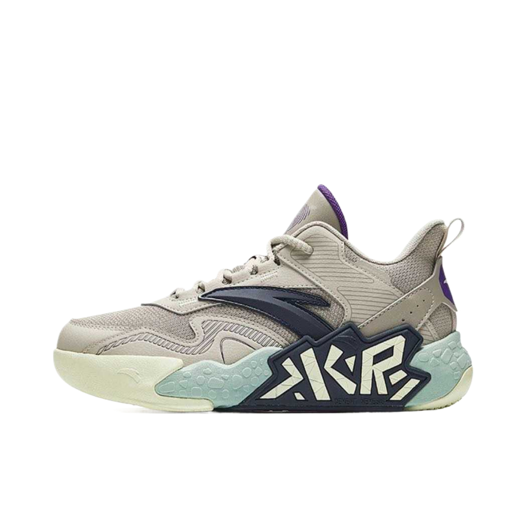 Детские баскетбольные кроссовки средней высоты с противоскользящими амортизаторами и износостойкими свойствами Antakids, белый/черный 
Детские баскетбольные кроссовки средней высоты с противоскользящими амортизаторами и износостойкими свойствами Antakids, белый/черный