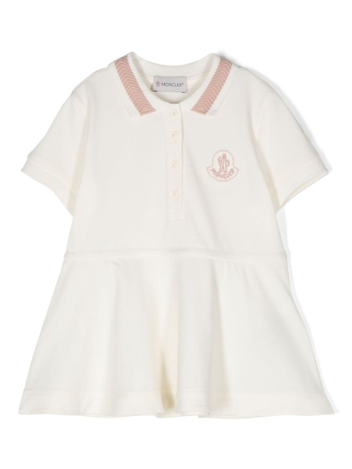 Платье с вышитым логотипом Moncler Enfant, бежевый
Платье с вышитым логотипом Moncler Enfant, бежевый