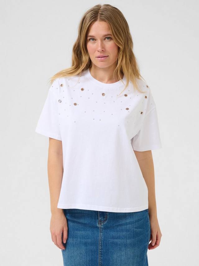 Футболка Cleo с ажурными деталями KAFFE, White
Футболка Cleo с ажурными деталями KAFFE, White