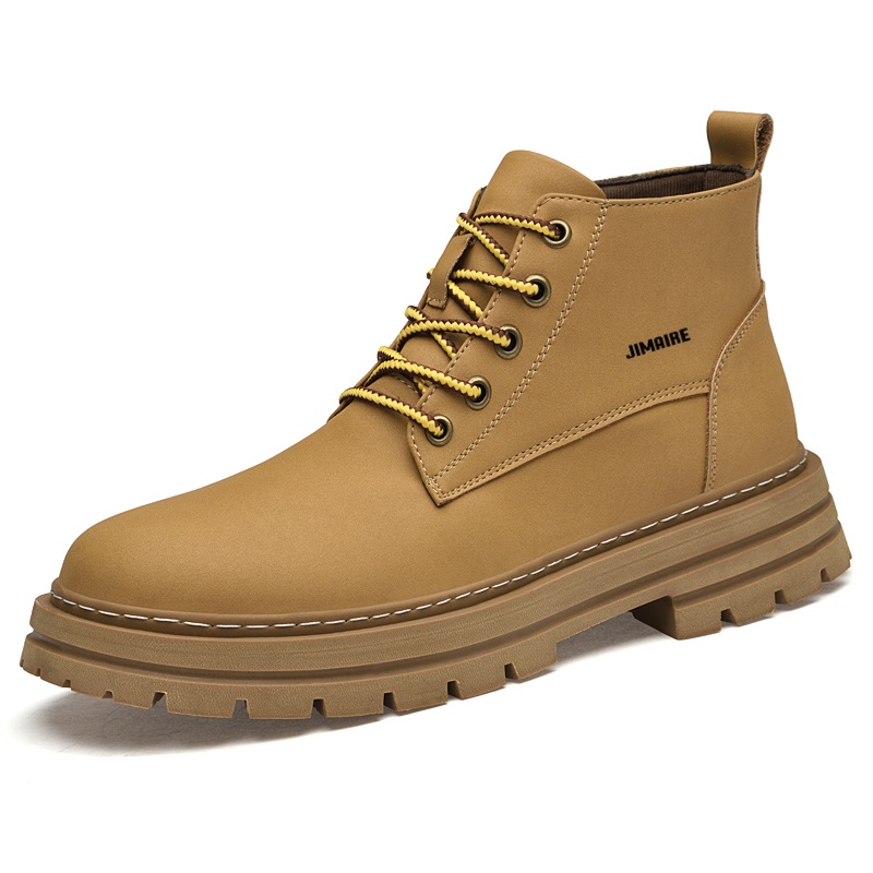 Короткие мужские ботинки Martin King Jinmai, Yellow Spring Fall 
Короткие мужские ботинки Martin King Jinmai, Yellow Spring Fall