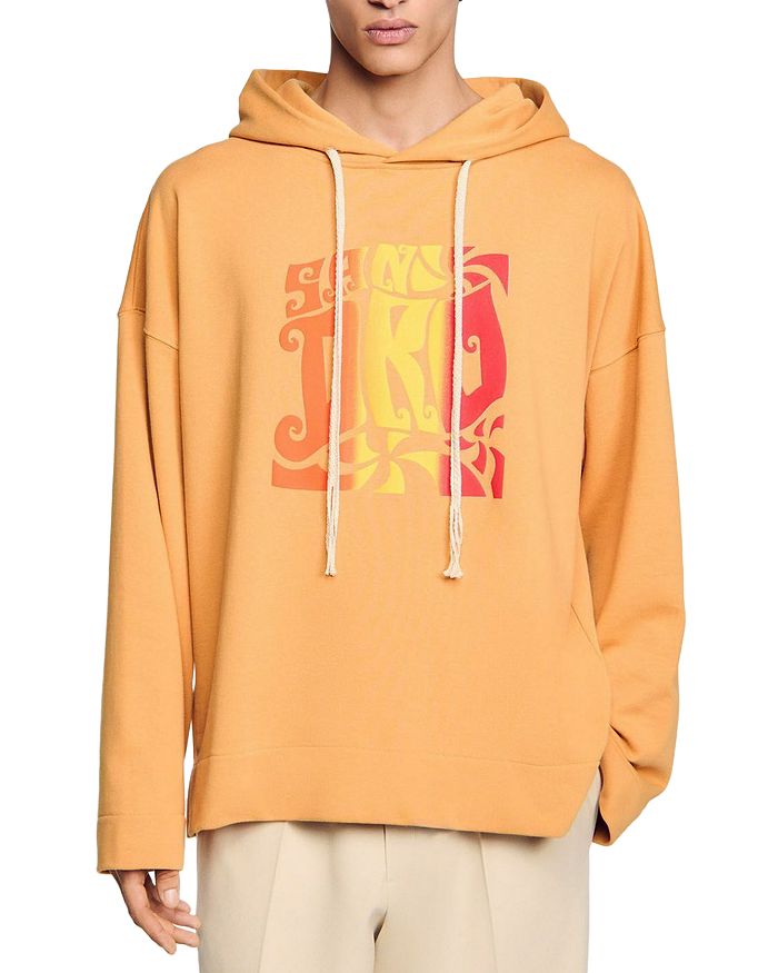 Графитовый оверсайз худи Sandro, оранжевый
Графитовый оверсайз худи Sandro, оранжевый
