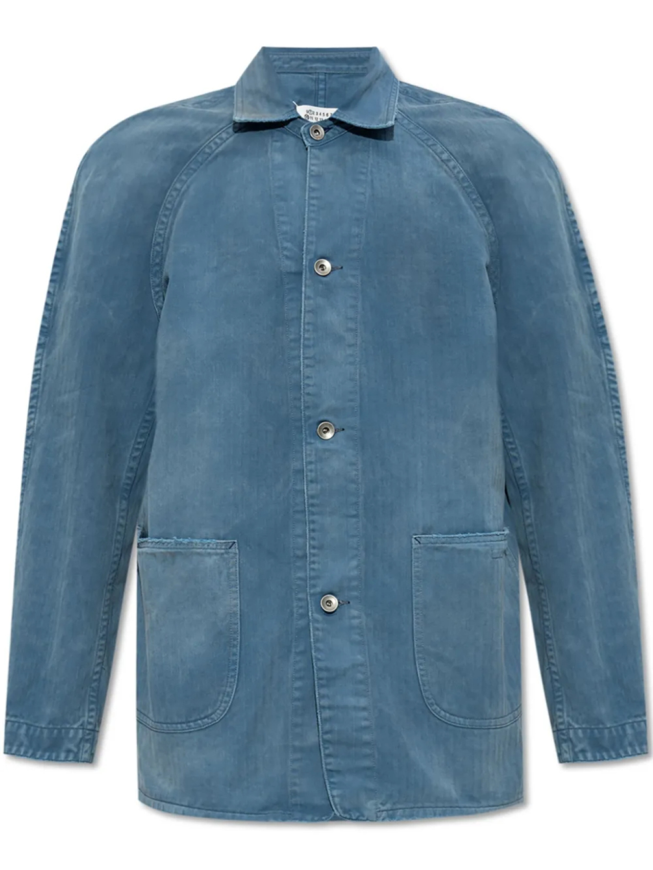 Хлопковая рубашка-пиджак Maison Margiela, синий
Хлопковая рубашка-пиджак Maison Margiela, синий