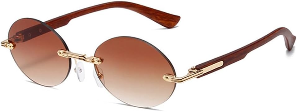 Популярные модные овальные солнцезащитные очки для женщин в стиле ретро, без оправы, с прозрачными линзами с градиентом цвета океана, защита от УФ-излучения UV400, для мужчин в стиле панк TKKTLLT, Golden Tea Gradient
Популярные модные овальные солнцезащитные очки для женщин в стиле ретро, без оправы, с прозрачными линзами с градиентом цвета океана, защита от УФ-излучения UV400, для мужчин в стиле панк TKKTLLT, Golden Tea Gradient