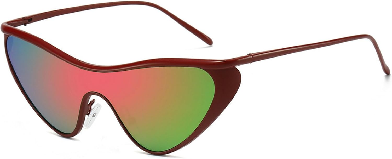 Винтажные солнцезащитные очки «кошачий глаз» большого размера для женщин, модные солнцезащитные очки в металлической оправе, летние солнцезащитные очки с защитой от УФ-излучения mincl, Red Green
Винтажные солнцезащитные очки «кошачий глаз» большого размера для женщин, модные солнцезащитные очки в металлической оправе, летние солнцезащитные очки с защитой от УФ-излучения mincl, Red Green