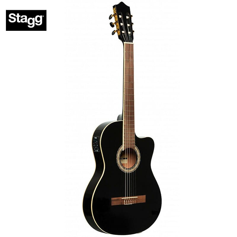 Акустическая гитара Stagg SCL60 TCE-BLK Spruce Top Nato Neck Classical Cutaway 6-String Acoustic-Electric Guitar w/EQ
Акустическая гитара Stagg SCL60 TCE-BLK Spruce Top Nato Neck Classical Cutaway 6-String Acoustic-Electric Guitar w/EQ