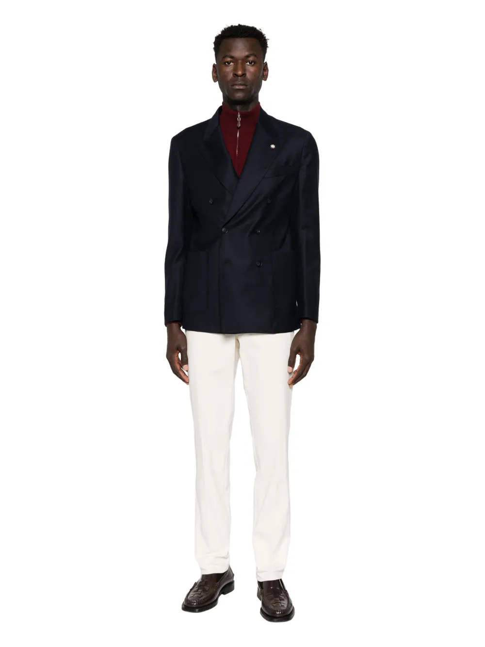 Двубортный пиджак Manuel Ritz, синий
Двубортный пиджак Manuel Ritz, синий