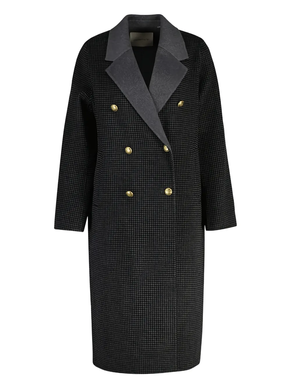 Клетчатое пальто с ручной отделкой Gant, черный
Клетчатое пальто с ручной отделкой Gant, черный