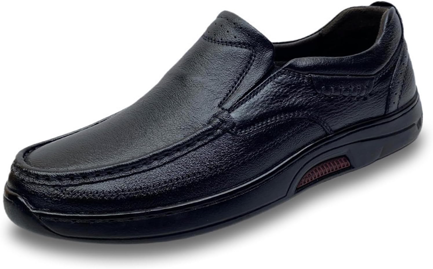 Мужские мягкие кожаные лоферы BNWELK без шнурков, удобные и легкие, для улицы, с нескользящей подошвой, круглым носком, и ходьбы, ортопедические, черный
Мужские мягкие кожаные лоферы BNWELK без шнурков, удобные и легкие, для улицы, с нескользящей подошвой, круглым носком, и ходьбы, ортопедические, черный