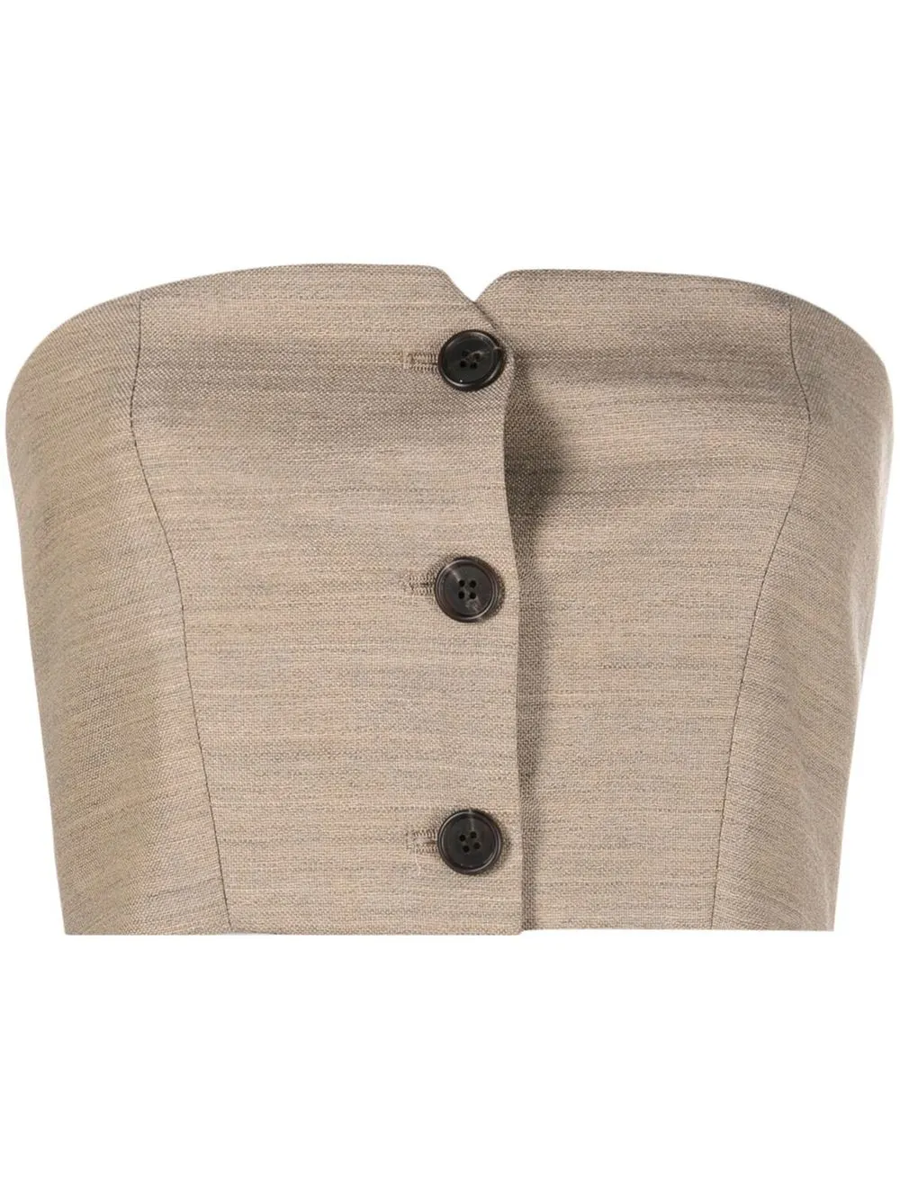 Укороченный топ-бюстье на пуговицах Philosophy Di Lorenzo Serafini, нейтральный
Укороченный топ-бюстье на пуговицах Philosophy Di Lorenzo Serafini, нейтральный