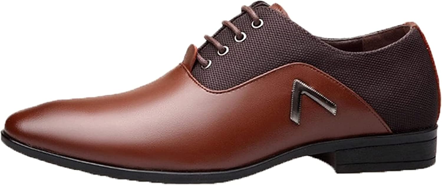 Мужские классические туфли Yiozoi, нескользящие, с острым носком, кожаные, на шнуровке, плоские, для офиса и официальных мероприятий, оксфорды, коричневый
Мужские классические туфли Yiozoi, нескользящие, с острым носком, кожаные, на шнуровке, плоские, для офиса и официальных мероприятий, оксфорды, коричневый