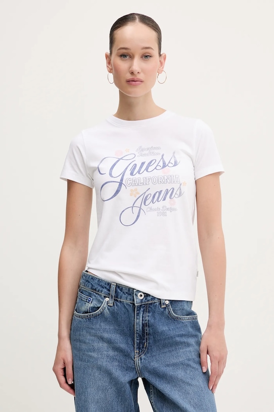 Футболка Guess Jeans, белый
Футболка Guess Jeans, белый