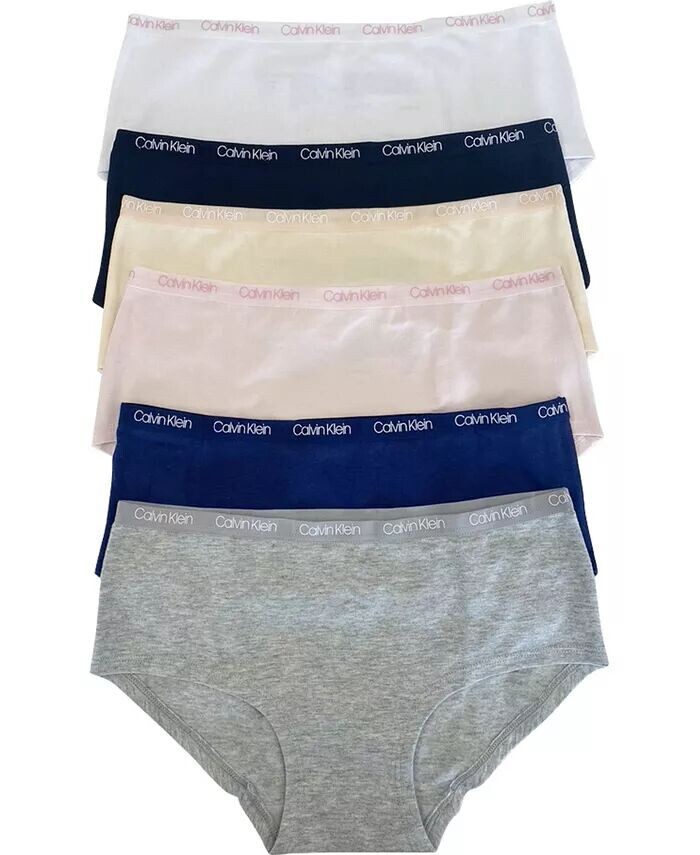 Хлопковый хипстерский комплект для больших девочек, 6 шт Calvin Klein, мультиколор
Хлопковый хипстерский комплект для больших девочек, 6 шт Calvin Klein, мультиколор