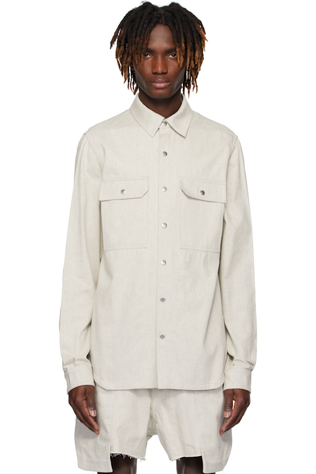 Голливудская джинсовая рубашка-оверсайз Rick Owens, цвет dinge
Голливудская джинсовая рубашка-оверсайз Rick Owens, цвет dinge