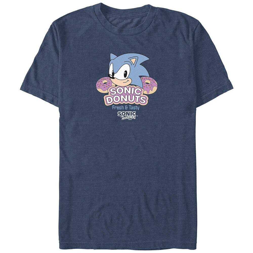 Мужская футболка с рисунком Sonic The Hedgehog Sonic Donuts Licensed Character, цвет Navy Heather
Мужская футболка с рисунком Sonic The Hedgehog Sonic Donuts Licensed Character, цвет Navy Heather