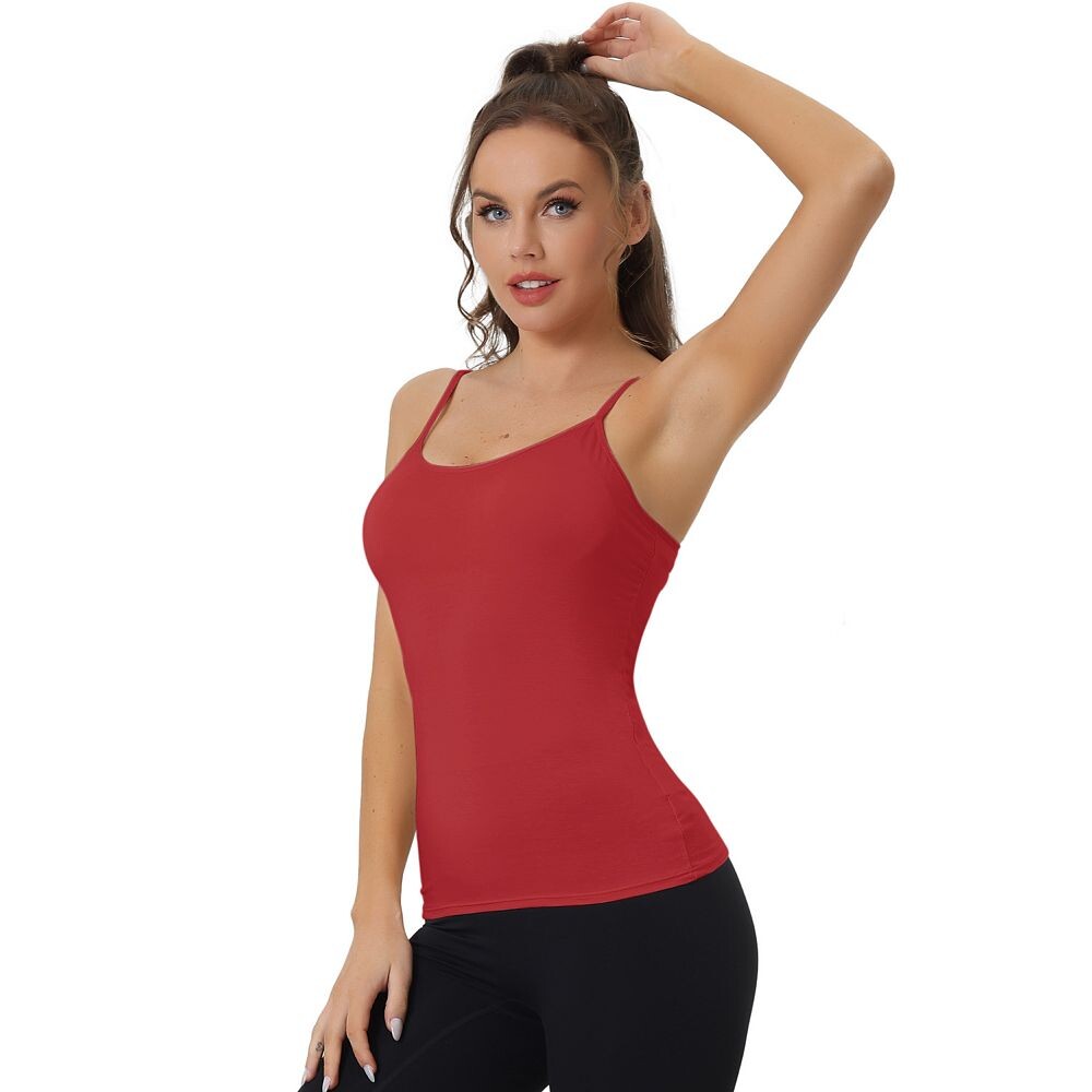 Женские майки без рукавов со встроенным бюстгальтером с мягкой подкладкой и регулируемыми бретельками без рукавов ALLEGRA K, цвет Burgundy
Женские майки без рукавов со встроенным бюстгальтером с мягкой подкладкой и регулируемыми бретельками без рукавов ALLEGRA K, цвет Burgundy