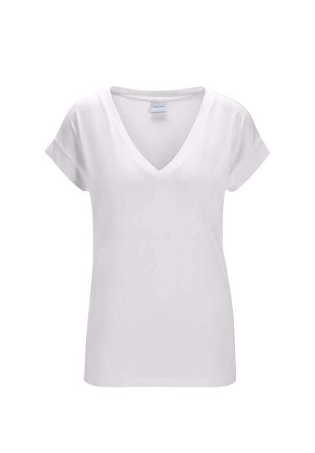 Повседневная рубашка с V-образным вырезом Madeleine, белый
Повседневная рубашка с V-образным вырезом Madeleine, белый