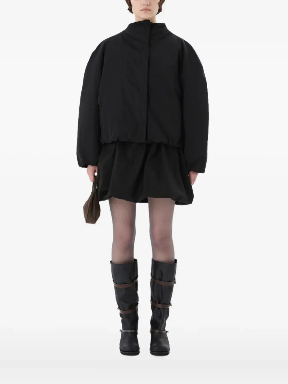 Стеганая короткая куртка с рукавами реглан Amomento, черный
Стеганая короткая куртка с рукавами реглан Amomento, черный