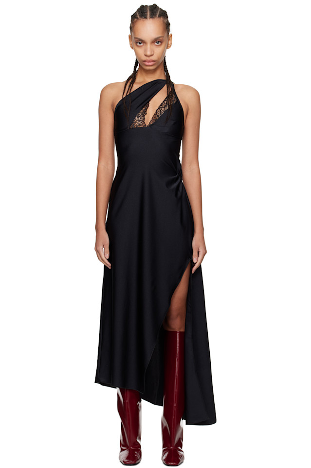 Асимметричное миди-платье Coperni, черный
Асимметричное миди-платье Coperni, черный