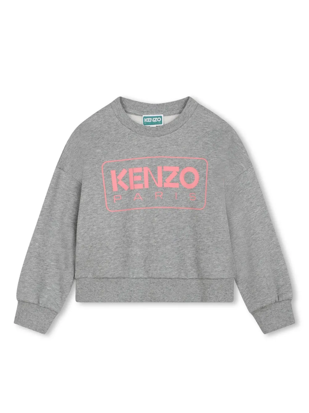 Меланжевая толстовка с логотипом Kenzo Kids, серый
Меланжевая толстовка с логотипом Kenzo Kids, серый