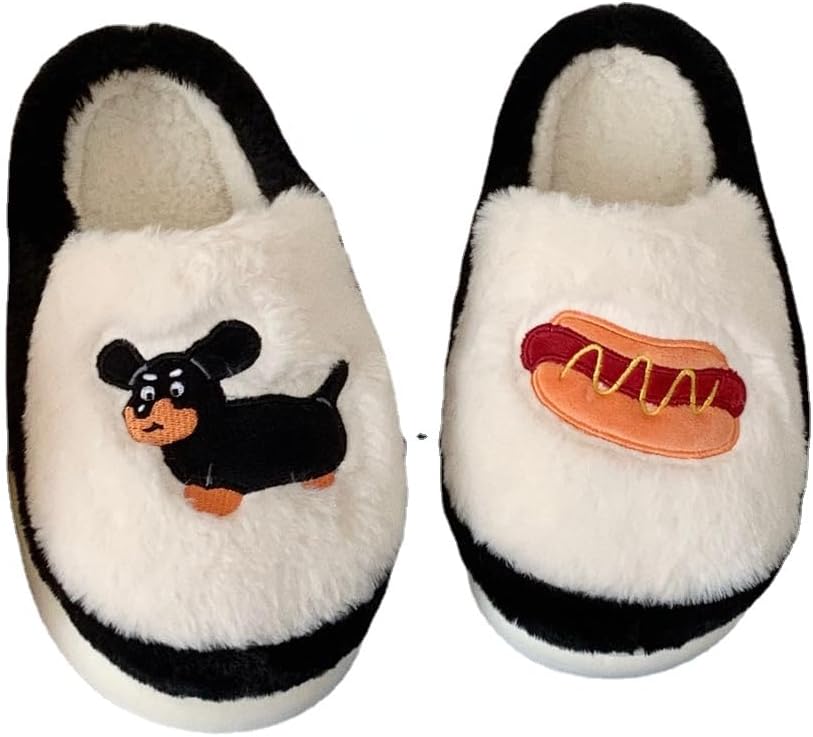 Мягкие тапочки для женщин и мужчин, кавайные тапочки с собакой, пушистые, теплые, смешные тапочки, милые домашние тапочки Plonme, черный
Мягкие тапочки для женщин и мужчин, кавайные тапочки с собакой, пушистые, теплые, смешные тапочки, милые домашние тапочки Plonme, черный