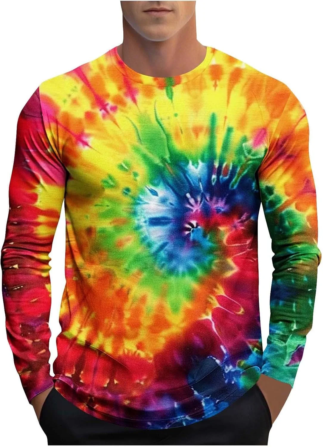 Мужская футболка с длинным рукавом и защитой от солнца в стиле тай-дай Xiaojmake
Мужская футболка с длинным рукавом и защитой от солнца в стиле тай-дай Xiaojmake