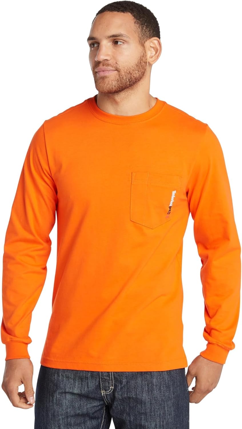 Timberland PRO Fr Cotton Core футболка с длинным рукавом и карманом, Blaze Orange
Timberland PRO Fr Cotton Core футболка с длинным рукавом и карманом, Blaze Orange