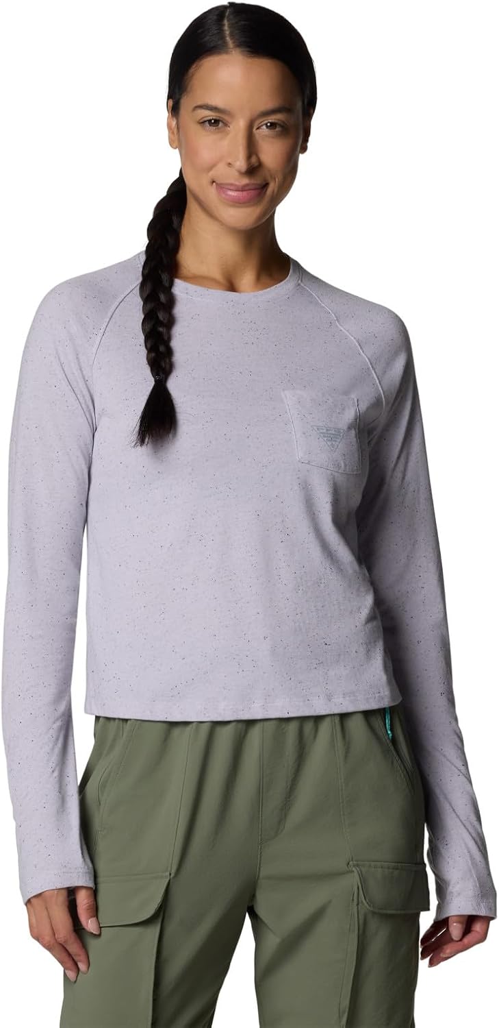 Женская футболка Columbia PFG Uncharted Neps с длинным рукавом, Lavender Pearl
Женская футболка Columbia PFG Uncharted Neps с длинным рукавом, Lavender Pearl