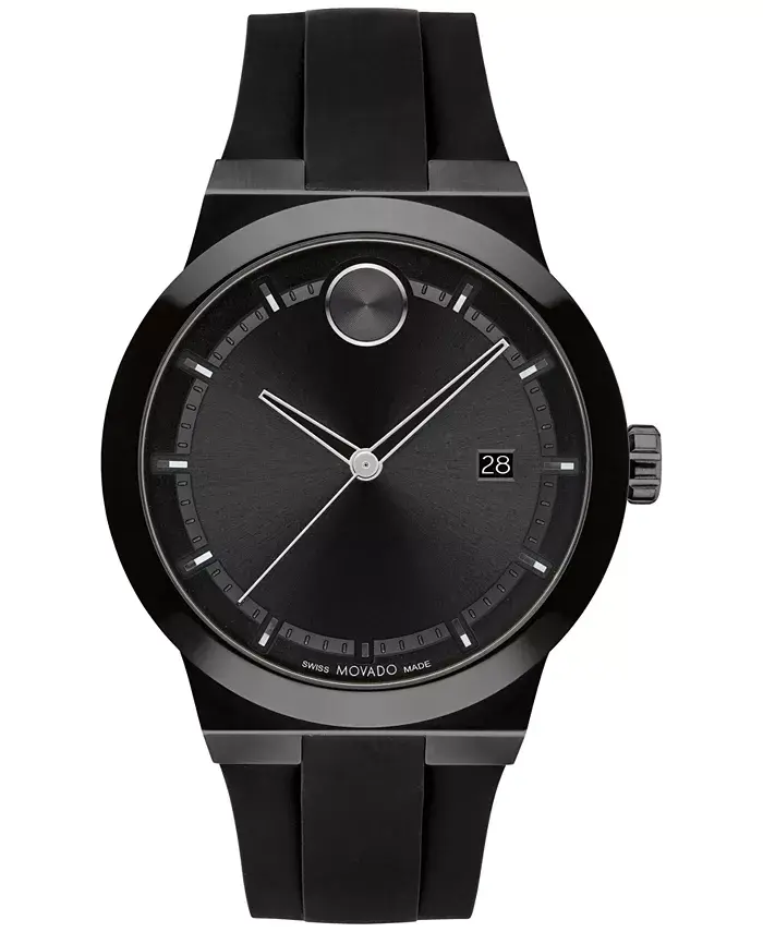Мужские часы Swiss Fusion Bold Black с силиконовым ремешком, 42 мм Movado
Мужские часы Swiss Fusion Bold Black с силиконовым ремешком, 42 мм Movado