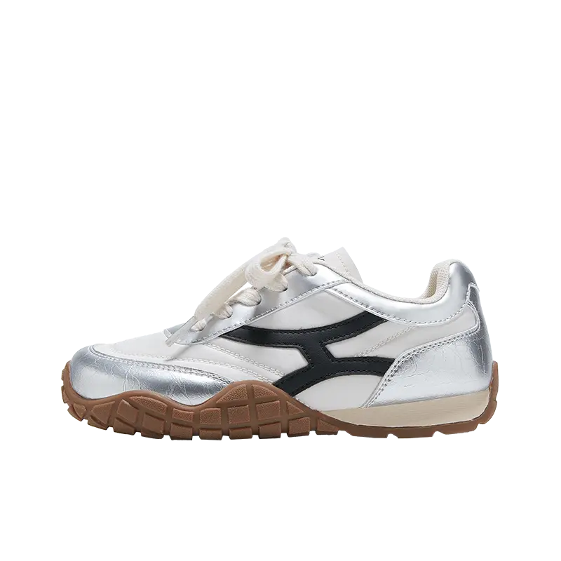 Нескользящие низкие детские кроссовки для повседневной носки YeeHoO, бежевый/черный 
Нескользящие низкие детские кроссовки для повседневной носки YeeHoO, бежевый/черный