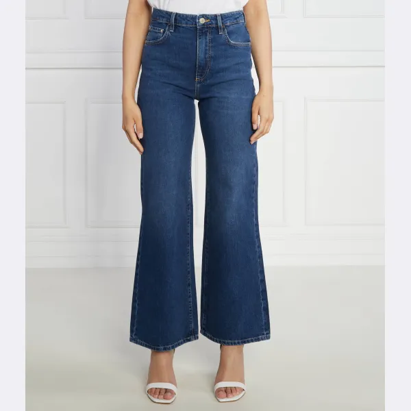 Расклешенные джинсы до щиколотки с широкими штанинами Guess, синий
Расклешенные джинсы до щиколотки с широкими штанинами Guess, синий