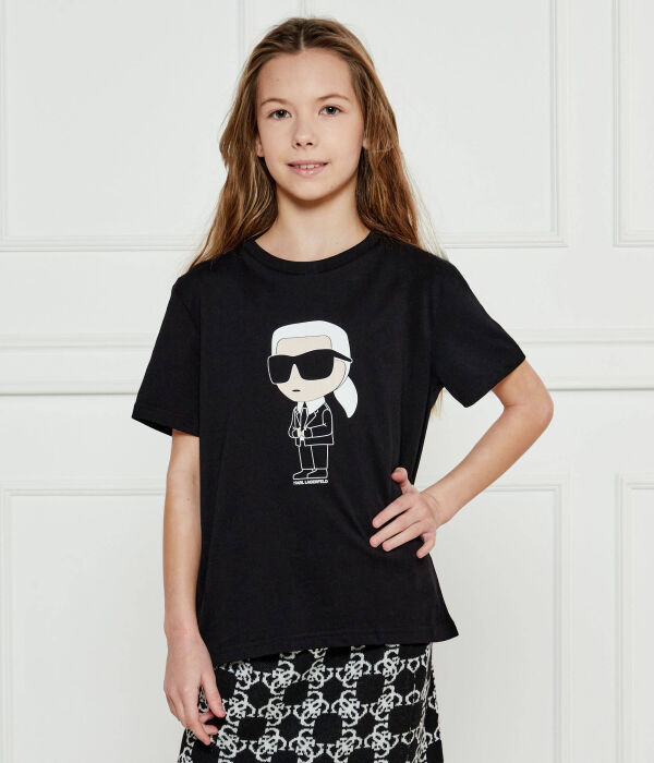 Футболка детская Karl Lagerfeld Kids с фирменным принтом, черный
Футболка детская Karl Lagerfeld Kids с фирменным принтом, черный