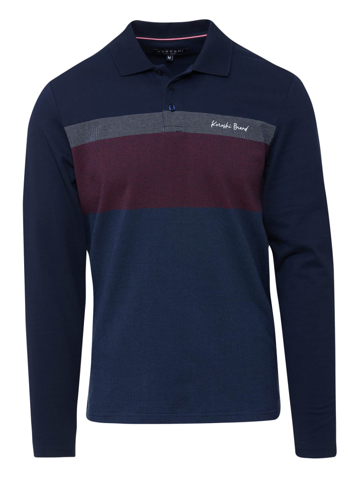 Рубашка поло с длинными рукавами синего цвета KOROSHI
Рубашка поло с длинными рукавами синего цвета KOROSHI