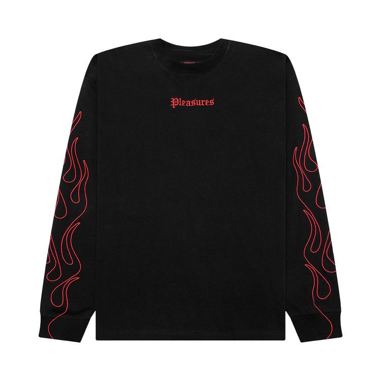 Лонгслив Pleasures Fiery Heavyweight Long-Sleeve, Black
Лонгслив Pleasures Fiery Heavyweight Long-Sleeve, Black
