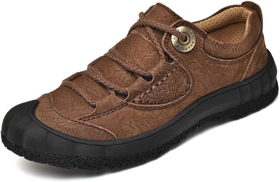 Мужские кожаные кроссовки CHICLOVEY с защитой от ударов и высокой сцепкой для походов и приключенческих троп, темно-коричневый
Мужские кожаные кроссовки CHICLOVEY с защитой от ударов и высокой сцепкой для походов и приключенческих троп, темно-коричневый