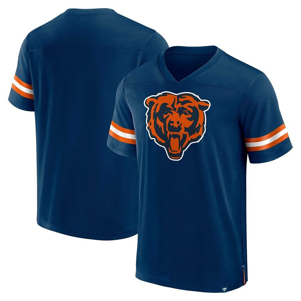 Мужская футболка из джерси Fanatics с логотипом Chicago Bears и V-образным вырезом, цвет Brs Navy
Мужская футболка из джерси Fanatics с логотипом Chicago Bears и V-образным вырезом, цвет Brs Navy