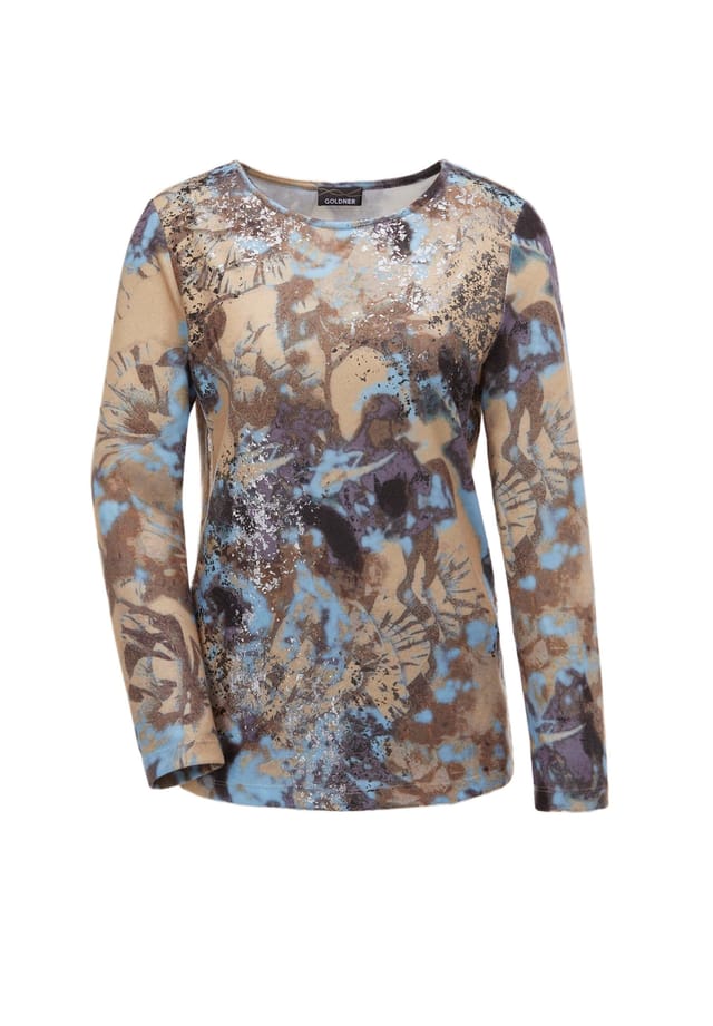 Короткий размер: толстовка с принтом Goldner, мультиколор 
Короткий размер: толстовка с принтом Goldner, мультиколор